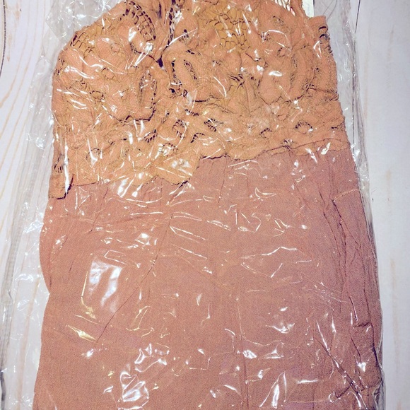 Free People One Adella Slip Pink Rose NWT - Picture 5 of 9